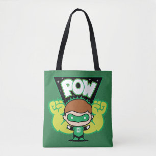 Chibi Green Lantern bilden Riesenfäuste