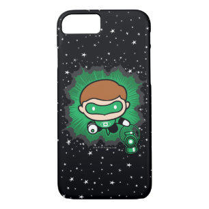Chibi Green Lantern fliegen durch den Weltraum Case-Mate iPhone Hülle