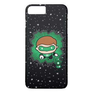 Chibi Green Lantern fliegt durch den Weltraum Case-Mate iPhone Hülle