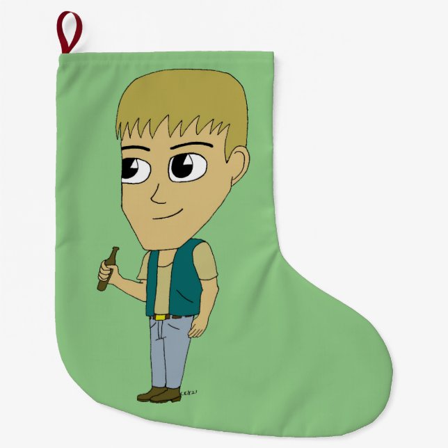 Chibi Großer Weihnachtsstrumpf (Vorderseite)