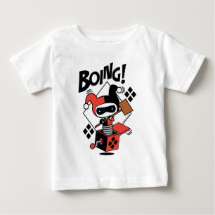 Chibi Harley Quinn in einer Box mit Hammer Baby T-shirt