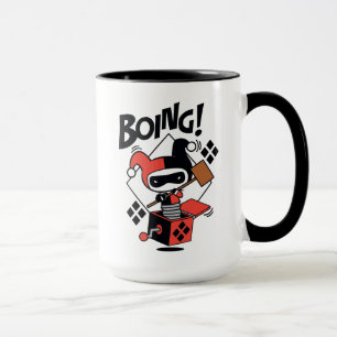 Chibi Harley-Quinn-in-einer-Box mit Hammer Tasse