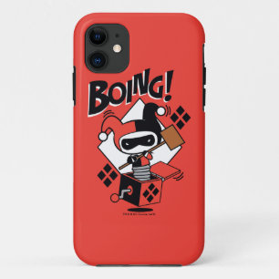 Chibi Harley Quinn in einer Schachtel mit Hammer Case-Mate iPhone Hülle