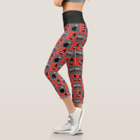 Chibi Harley Quinn Schachbrett Pattern