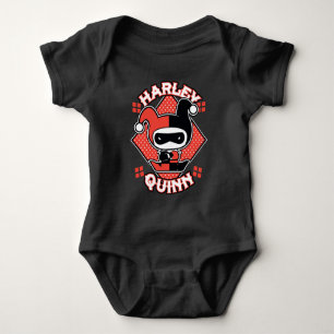 Chibi Harley Quinn Split Baby Strampler