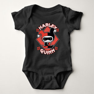 Chibi Harley Quinn Splits Baby Strampler