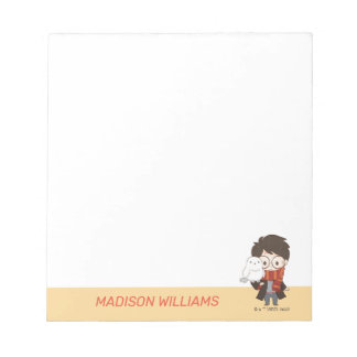 Chibi HARRY POTTER™ & Hedwig Notizblock