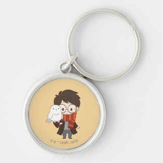 Chibi HARRY POTTER™ & Hedwig Schlüsselanhänger