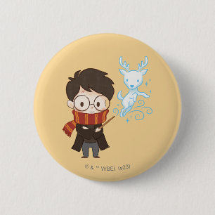 Chibi HARRY POTTER™ Patronus Button