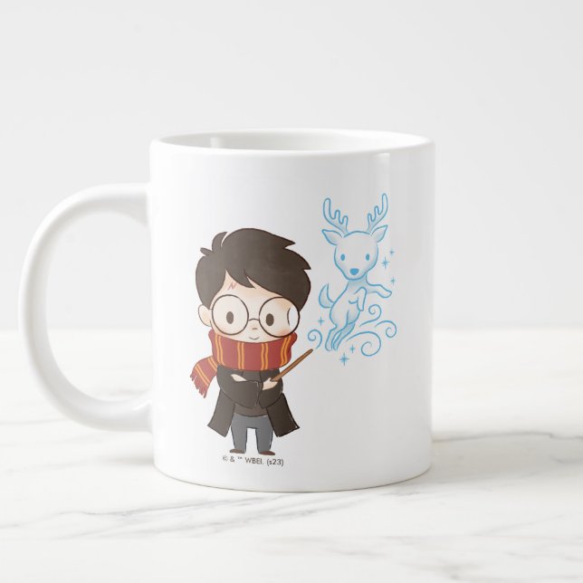 Chibi HARRY POTTER™ Patronus Jumbo-Tasse (Links)