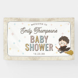 Chibi Harry Potter Zauberer-Baby-Party Banner