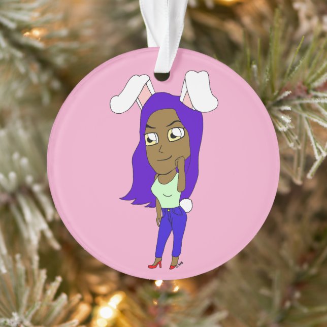 Chibi-Hasenmädchen Ornament (Baum)