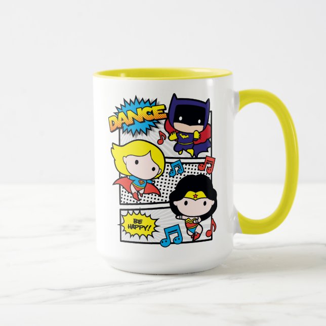 Chibi Helden tanzen Tasse (Rechts)