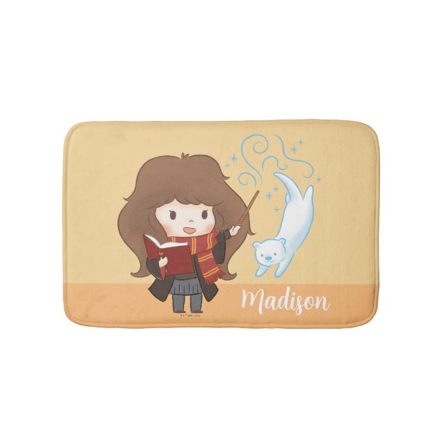 Chibi Hermione Granger Patronus Badematte (Vorderseite)