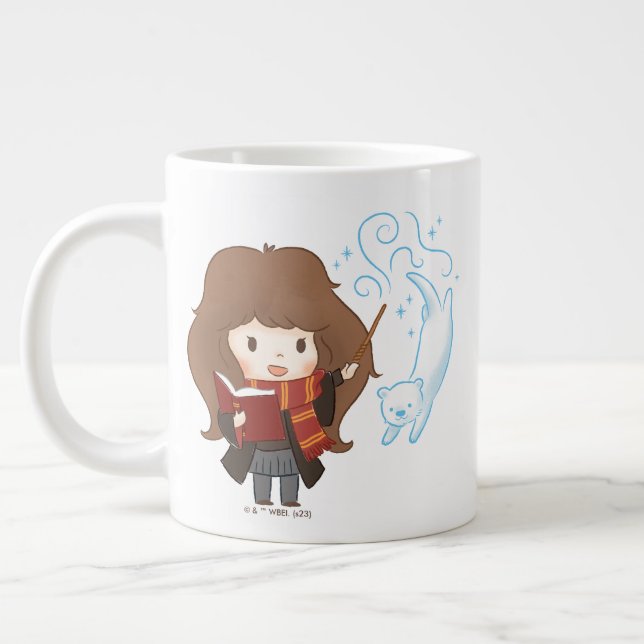 Chibi Hermione Granger Patronus Jumbo-Tasse (Links)