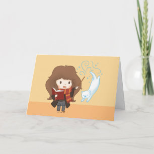 Chibi Hermione Granger Patronus Karte