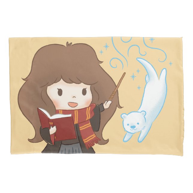 Chibi Hermione Granger Patronus Kissenbezug (Vorderseite)