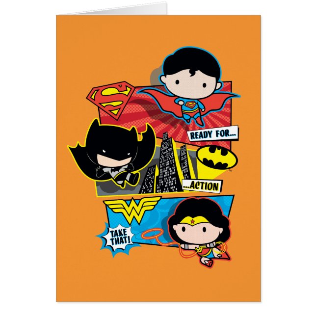 Chibi Heroes bereit zum Handeln! (Vorne)