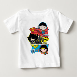 Chibi Heroes bereit zum Handeln! Baby T-shirt