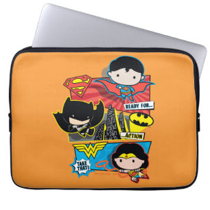 Chibi Heroes bereit zum Handeln! Laptopschutzhülle