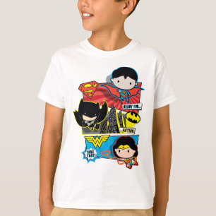 Chibi Heroes bereit zum Handeln! T-Shirt