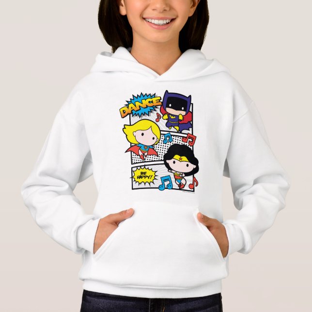 Chibi Heroes Tancing Hoodie (Vorderseite)
