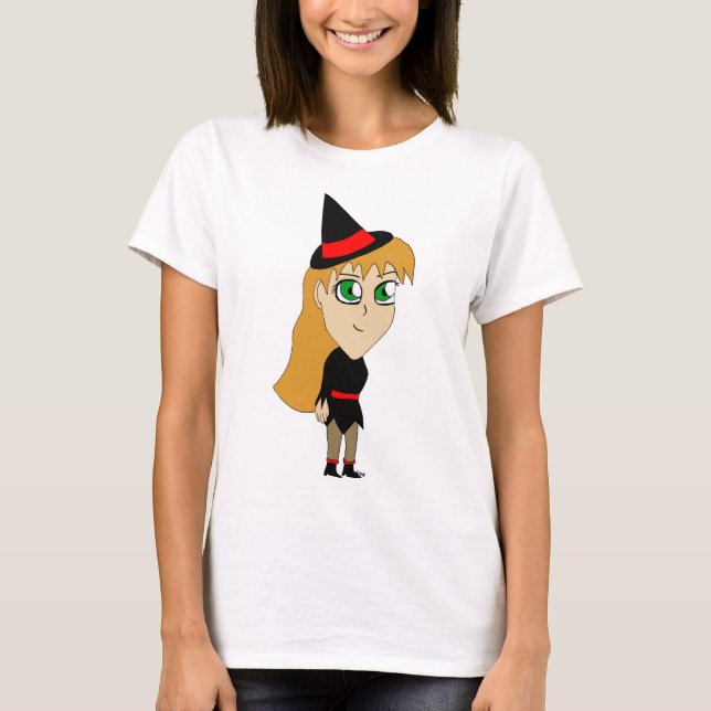 Chibi-Hexe T-Shirt (Vorderseite)