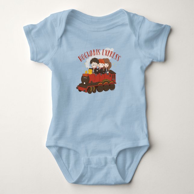 Chibi HOGWARTS EXPRESS™-Fahrt Baby Strampler (Vorderseite)