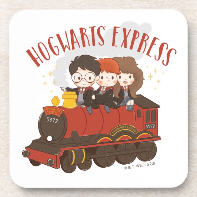 Chibi HOGWARTS EXPRESS™ Ride Getränkeuntersetzer (Vorderseite)