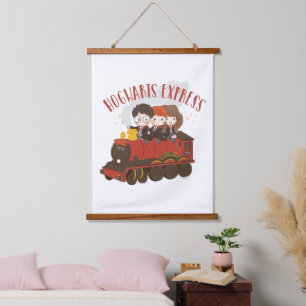 Chibi HOGWARTS EXPRESS™ Ride Wandteppich Mit Holzrahmen