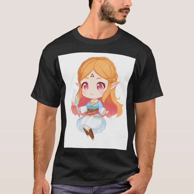 Chibi-Hylian-Prinzessin  T-Shirt (Vorderseite)