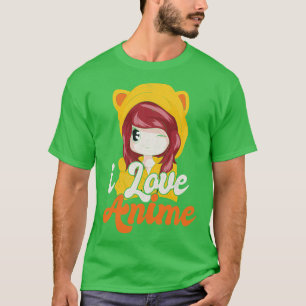 Chibi I Liebe Anime T-Shirt