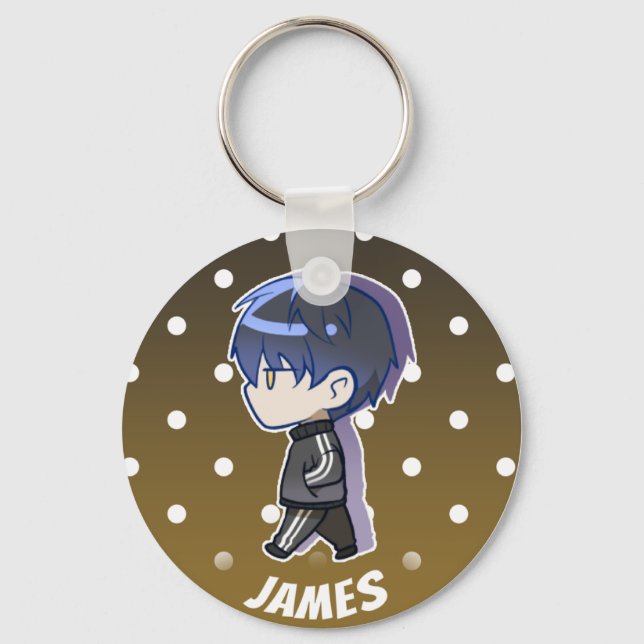 Chibi-James-Schlüsselanhänger Schlüsselanhänger (Vorderseite)