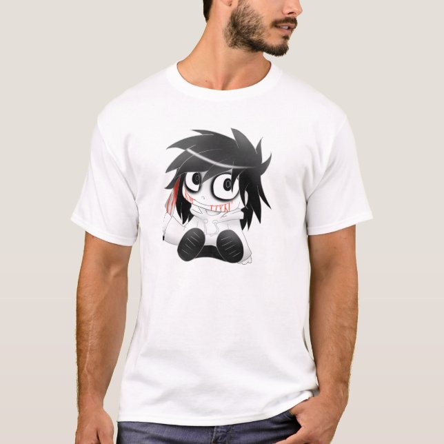 Chibi Jeff der Mörder T-Shirt (Vorderseite)