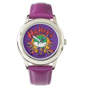 Chibi-Joker mit Spielzeugzähnen Armbanduhr