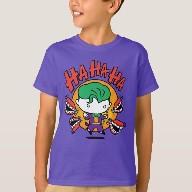 Chibi-Joker mit Spielzeugzähnen T-Shirt (Vorderseite)