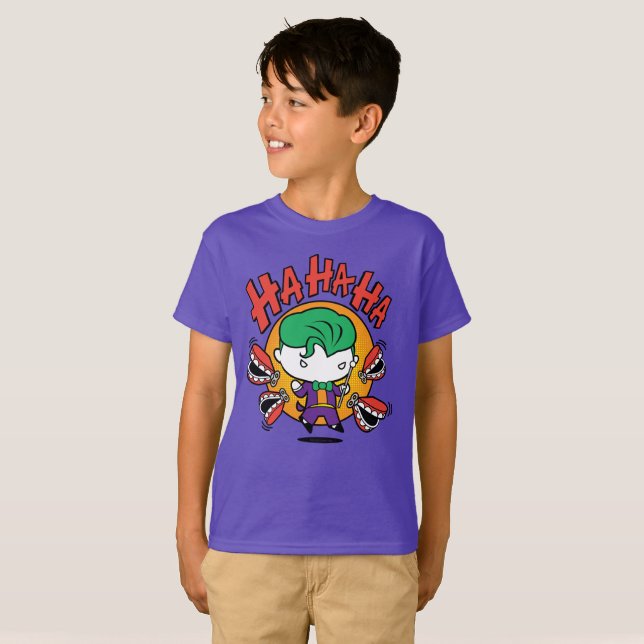 Chibi-Joker mit Spielzeugzähnen T-Shirt (Vorne ganz)