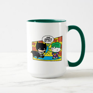 Chibi Joker Pranking Chibi Batman Tasse