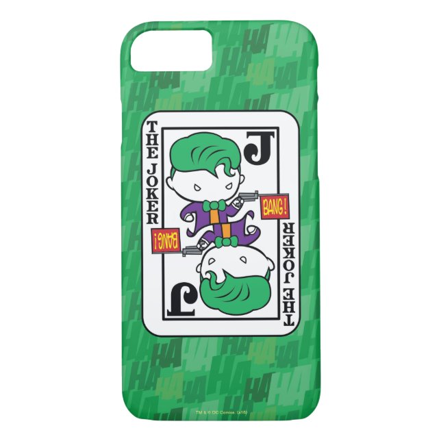 Chibi Joker Spielkarte Case-Mate iPhone Hülle (Rückseite)