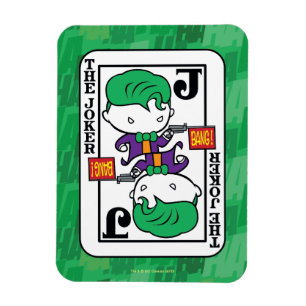 Chibi Joker Spielkarte Magnet