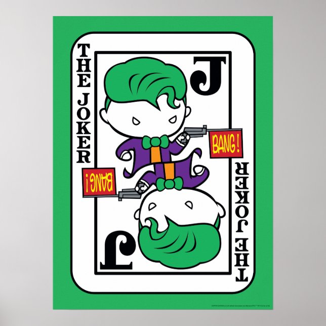 Chibi Joker Spielkarte Poster (Vorne)