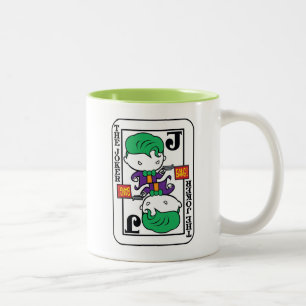 Chibi Joker Spielkarte Zweifarbige Tasse