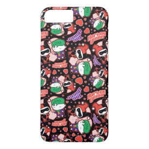 Chibi Joker und Harley Heart Muster Case-Mate iPhone Hülle