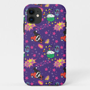 Chibi Joker und Harley Muster iPhone 11 Hülle