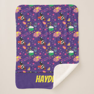 Chibi Joker und Harley Pattern Sherpadecke