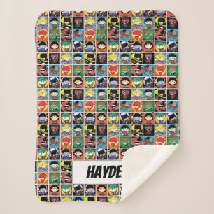 Chibi Justice League Character Pattern Sherpadecke