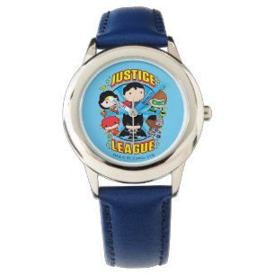 Chibi Justice League Group Armbanduhr