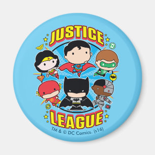 Chibi Justice League Group Magnet
