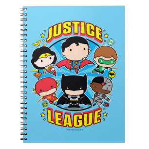 Chibi Justice League Group Notizblock