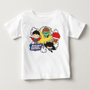 Chibi Justice League of America Explosion Baby T-shirt